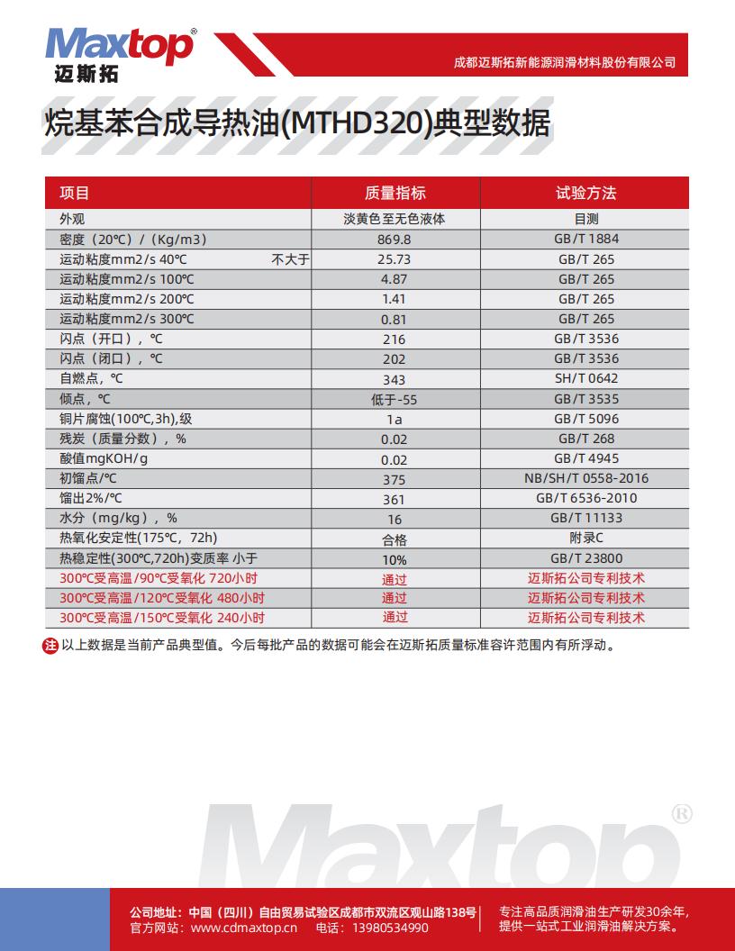 烷基苯合成導熱油不同溫度下的性能數據_01.jpg